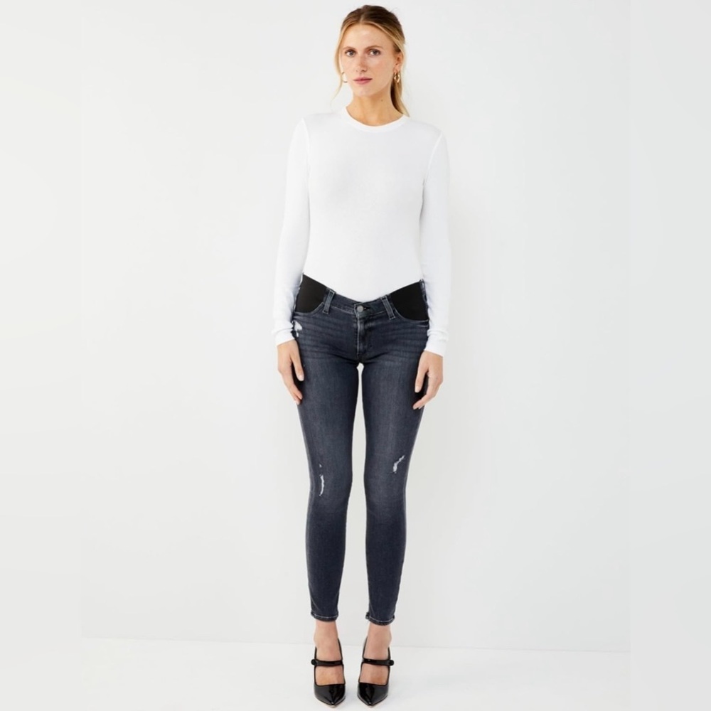 JOE'S Women’s Maternity Distressed Ankle Jeans, Size W33